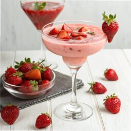 Strawberries & Cream Daiquiris Recipe