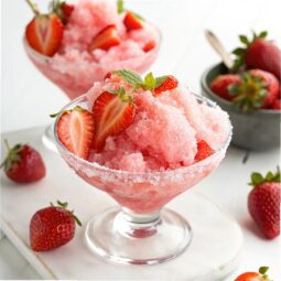 Strawberry Margarita Granita Recipe