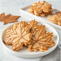 Thin & Crispy Cinnamon Maple Leaf Cookies Recipe