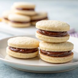 Vanilla Bean Sandwich Cookies with Chocolate Cream Recipe