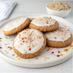 Iced Oatmeal Cookies Recipe