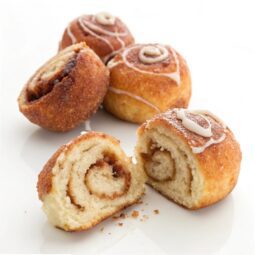 Inside Out Cinnamon Roll Donut Holes Recipe