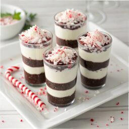 Peppermint Bark Dessert Shooters Recipe