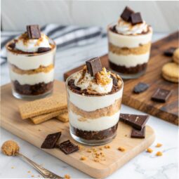 S’mores Cheesecake Dessert Shooters Recipe