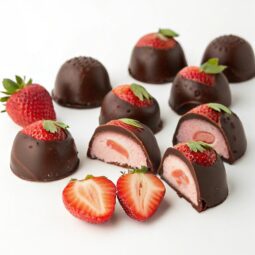 Chocolate Covered Strawberry Buttercream Candies Recipe