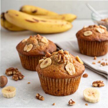 Banana Nut Muffins Recipe