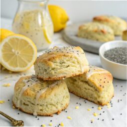 Lemon Poppy Seed Scones Recipe
