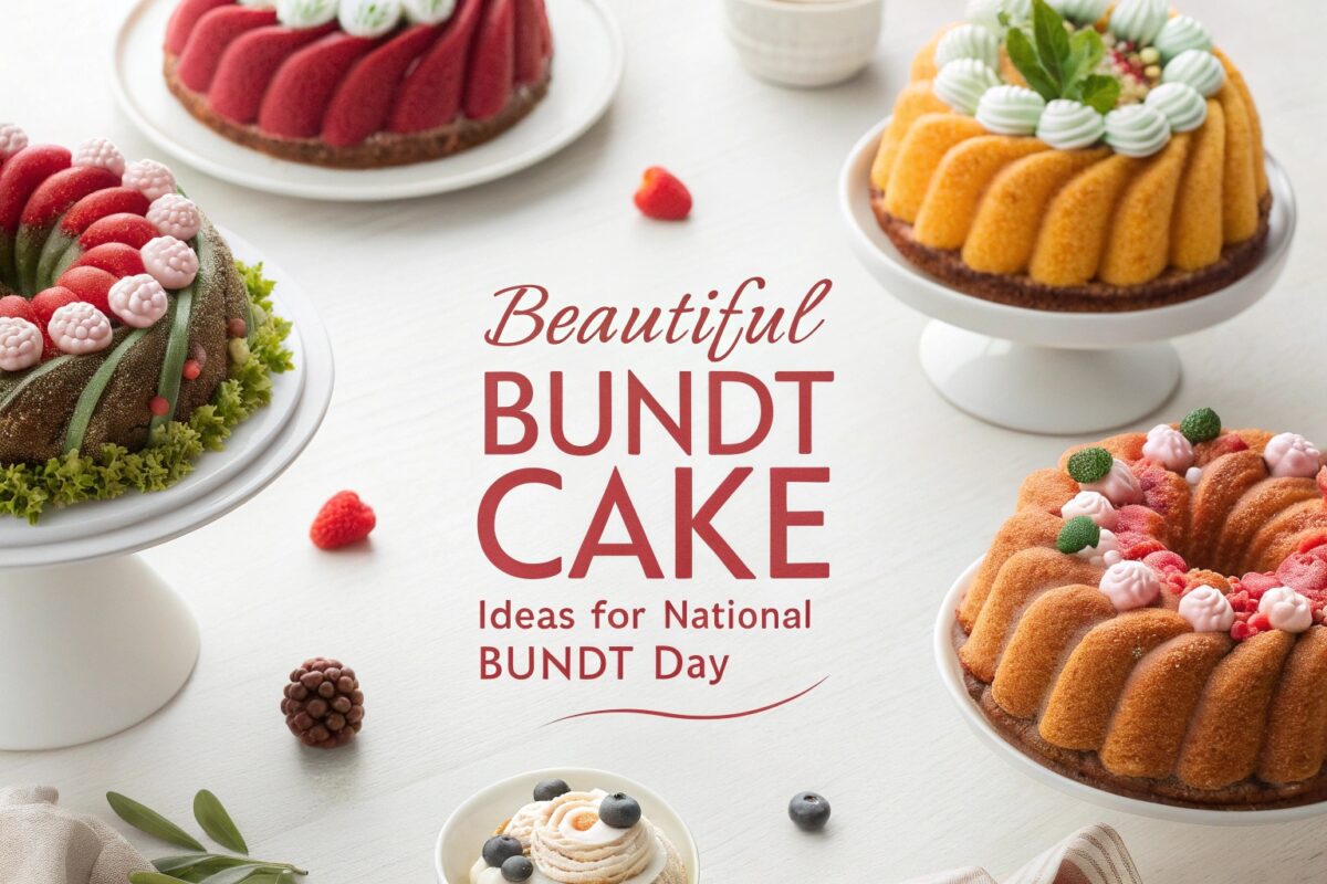 Beautiful Bundt Cake Ideas for National Bundt Day