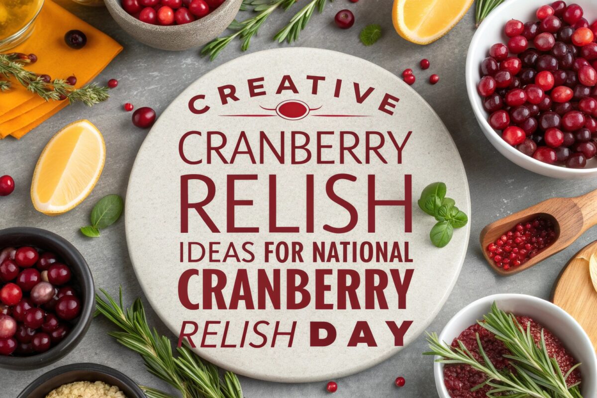 Creative Cranberry Relish Ideas for National Cranberry Relish Day