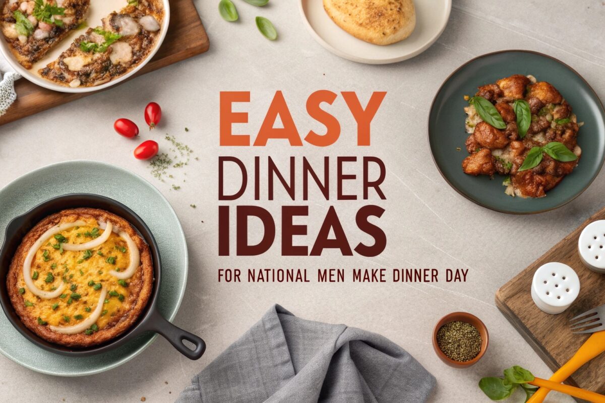 Easy Dinner Ideas for National Men Make Dinner Day