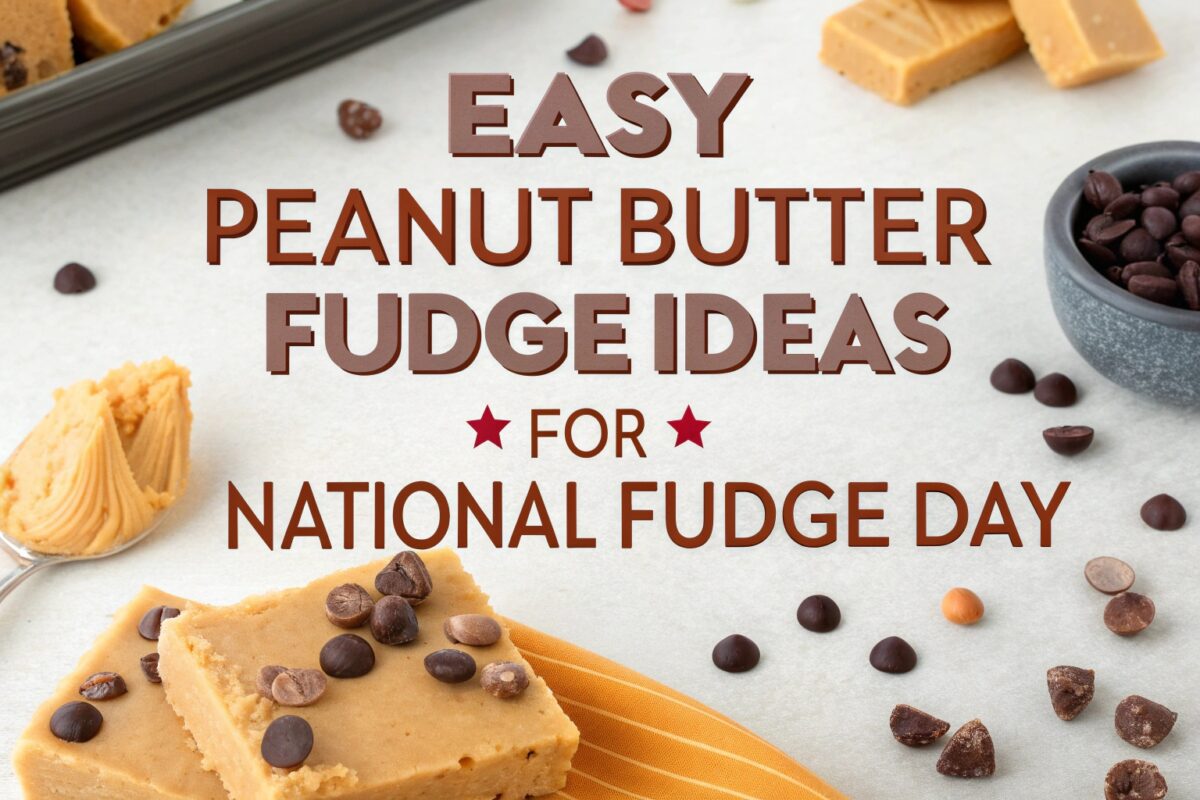 Easy Peanut Butter Fudge Ideas for National Fudge Day