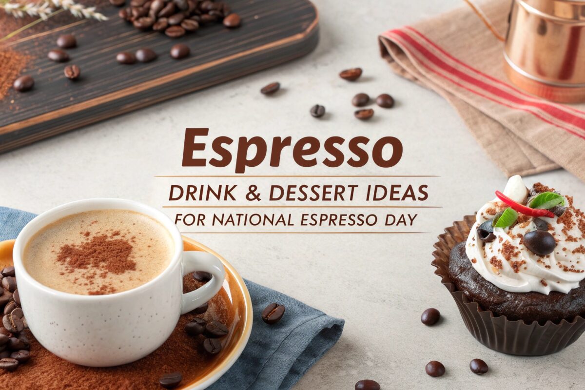 Espresso Drink & Dessert Ideas for National Espresso Day