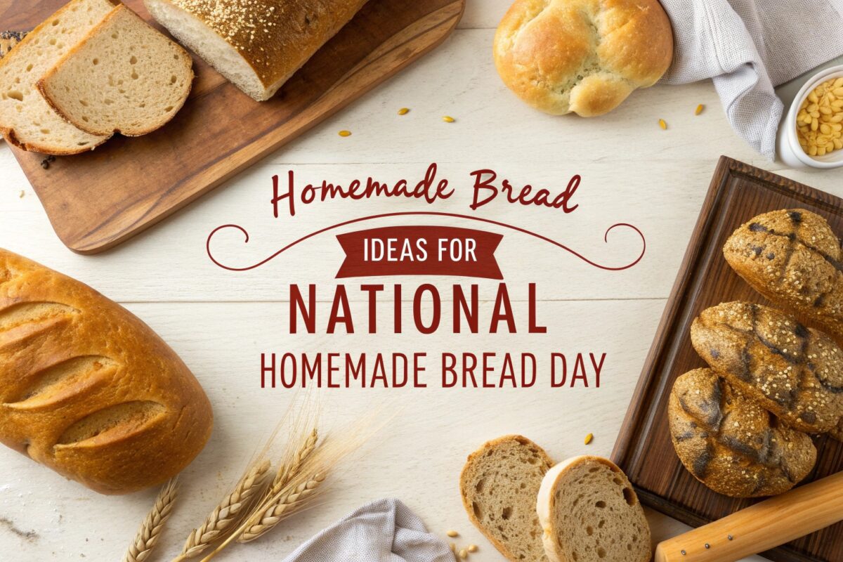Homemade Bread Ideas for National Homemade Bread Day