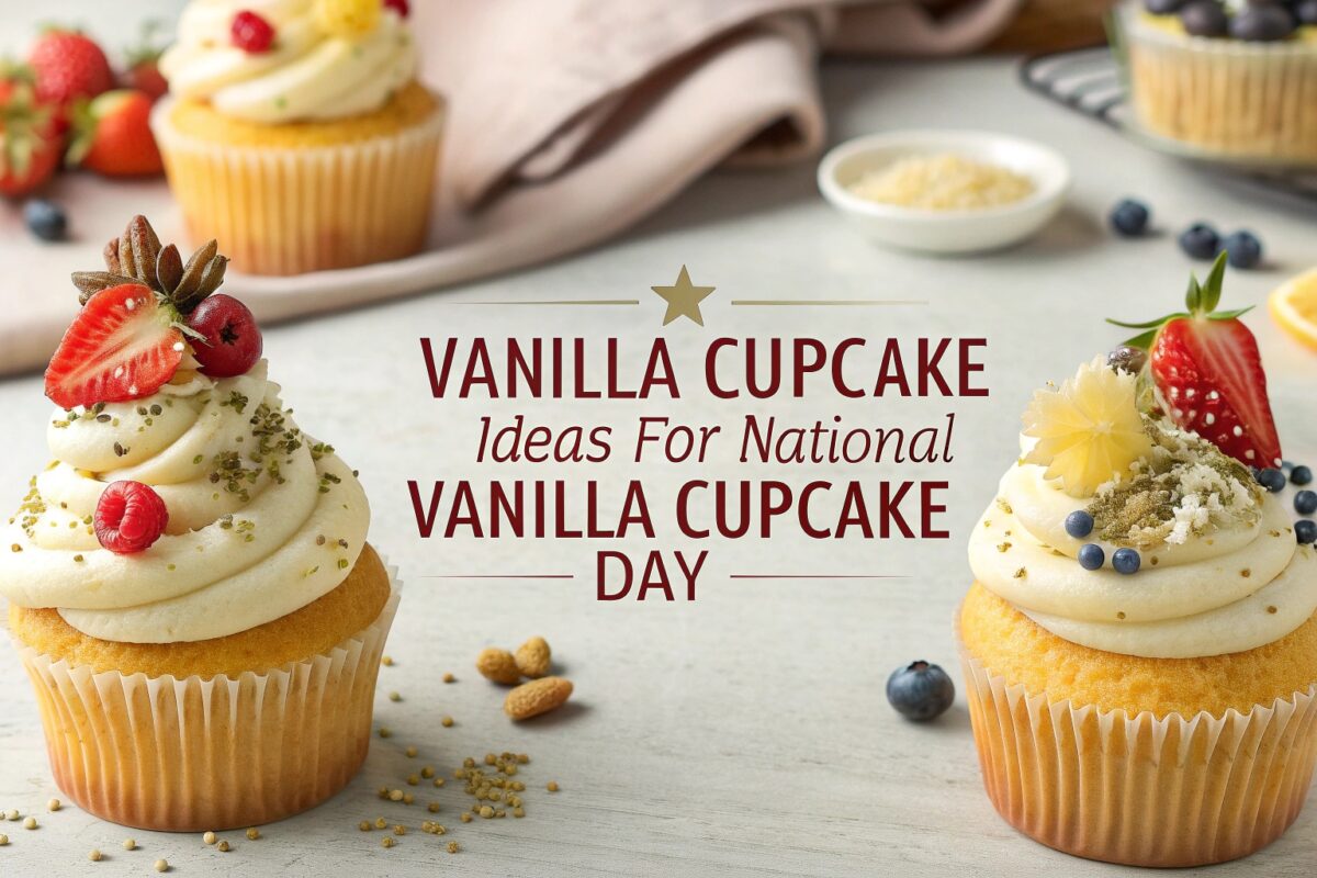 Vanilla Cupcake Ideas for National Vanilla Cupcake Day