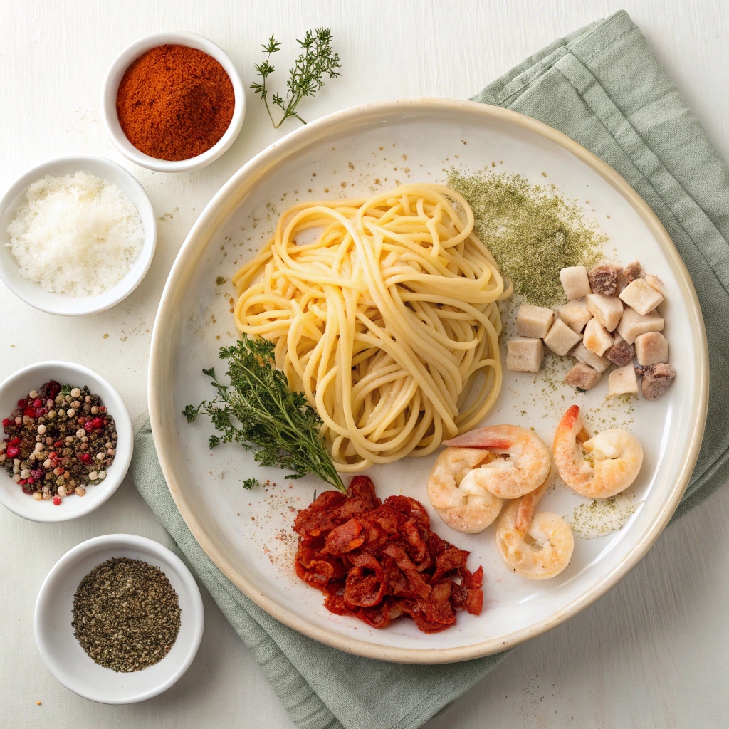 Cajun Shrimp Pasta Recipe Ingredients