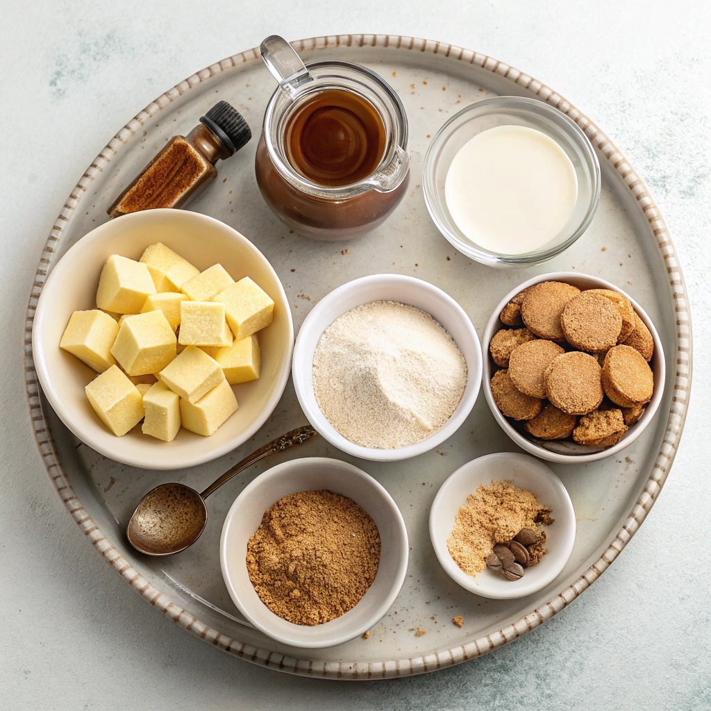 Cookie Butter No Bake Cookies Recipe Ingredients