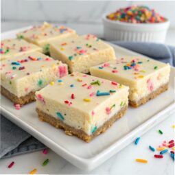 Funfetti Cheesecake Bars Recipe