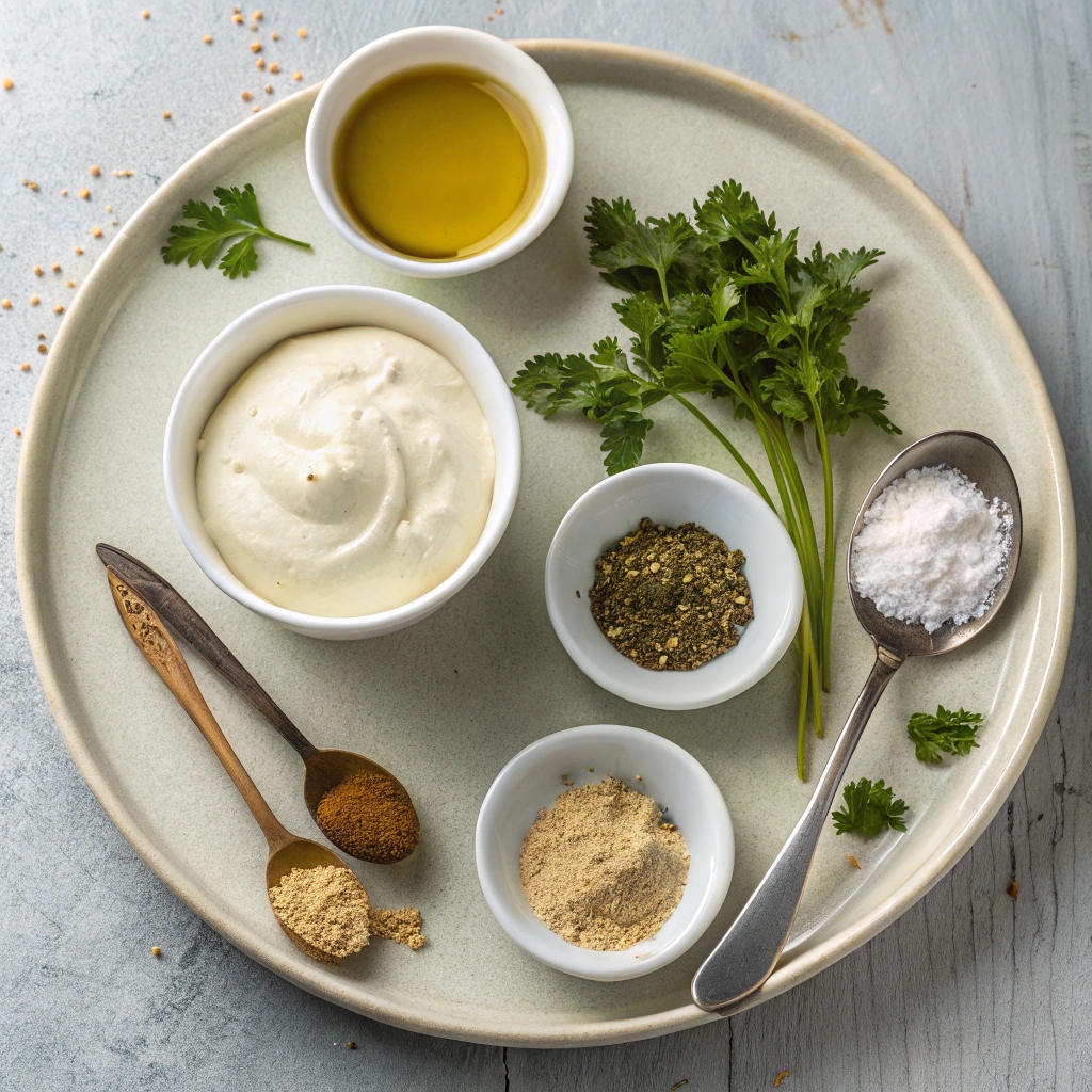 Homemade Ranch Dressing Recipe Ingredients