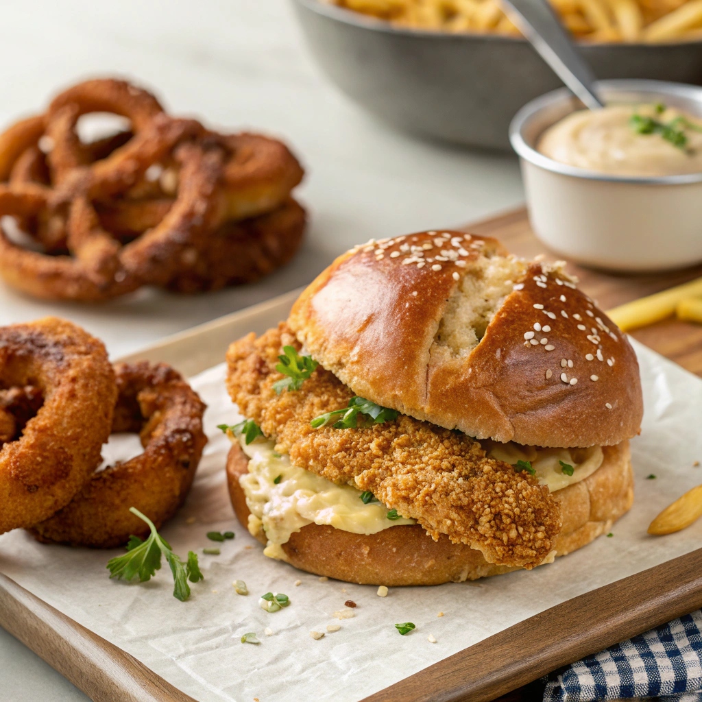 Pretzel Crusted Chicken