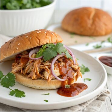 Pulled Chicken (Crock Pot BBQ Chicken) Recipe