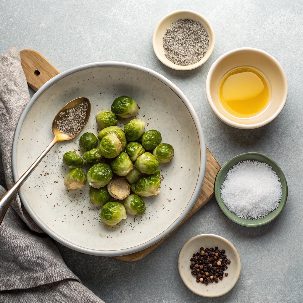 Roasted Brussels Sprouts Recipe Ingredients