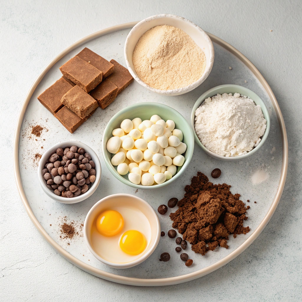 Rocky Road Cookies Recipe Ingredients