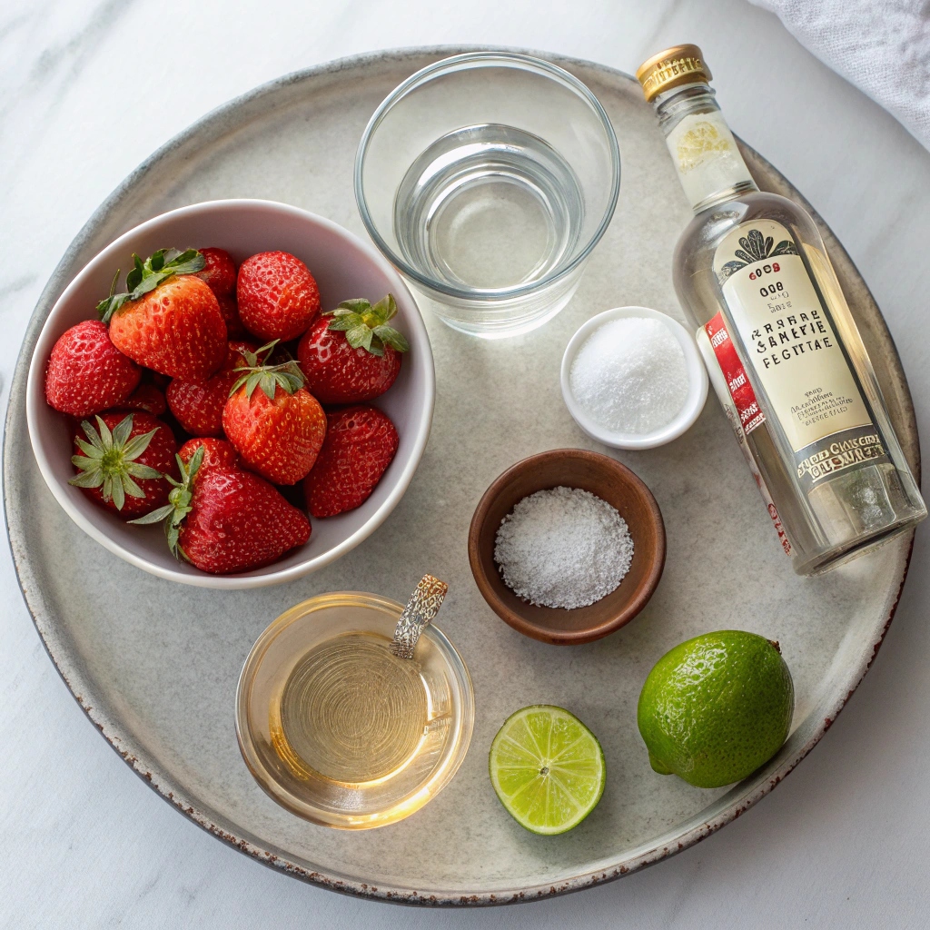 Strawberry Margarita Granita Recipe Ingredients