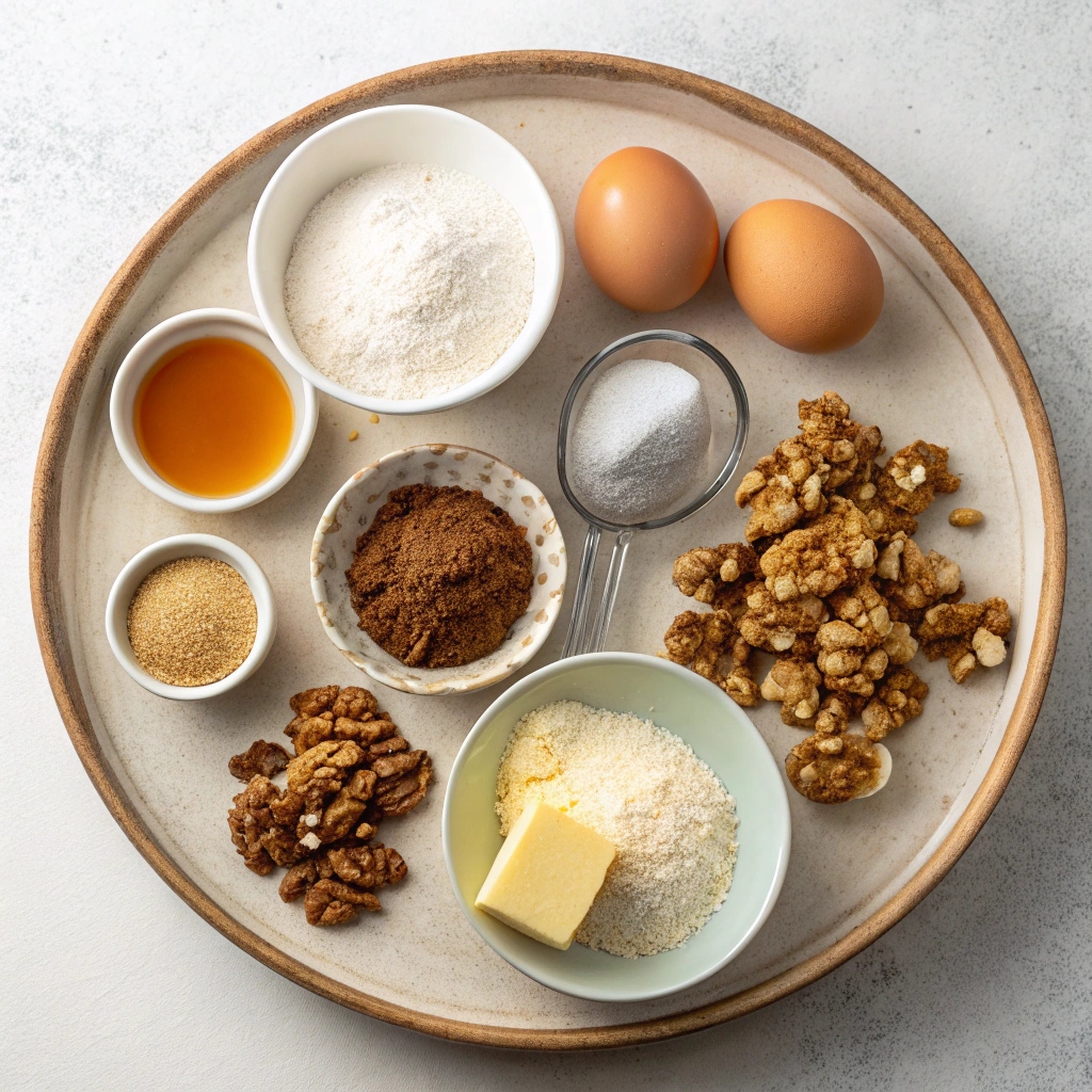 Browned Butter Blondies with Walnut Crumble Recipe Ingredients