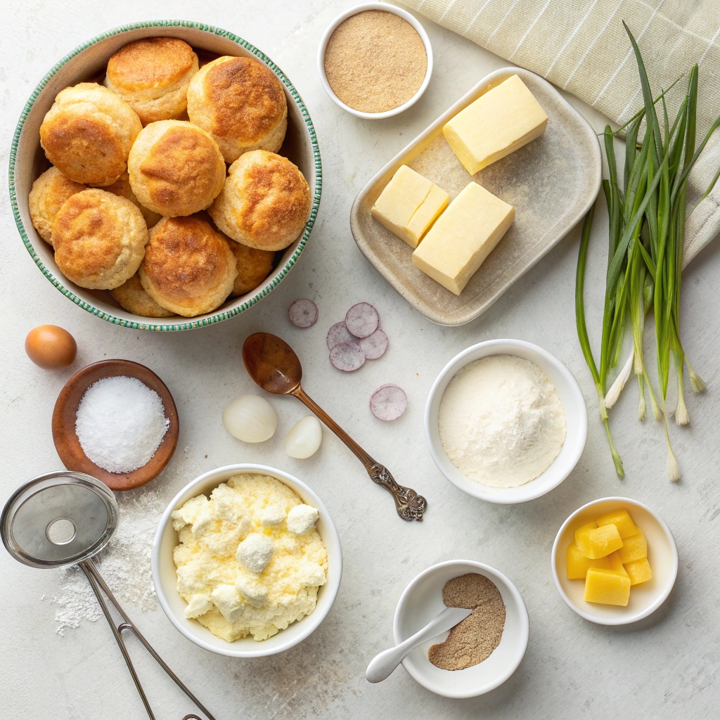 Chicken Pot Pie with Biscuits Recipe Ingredients