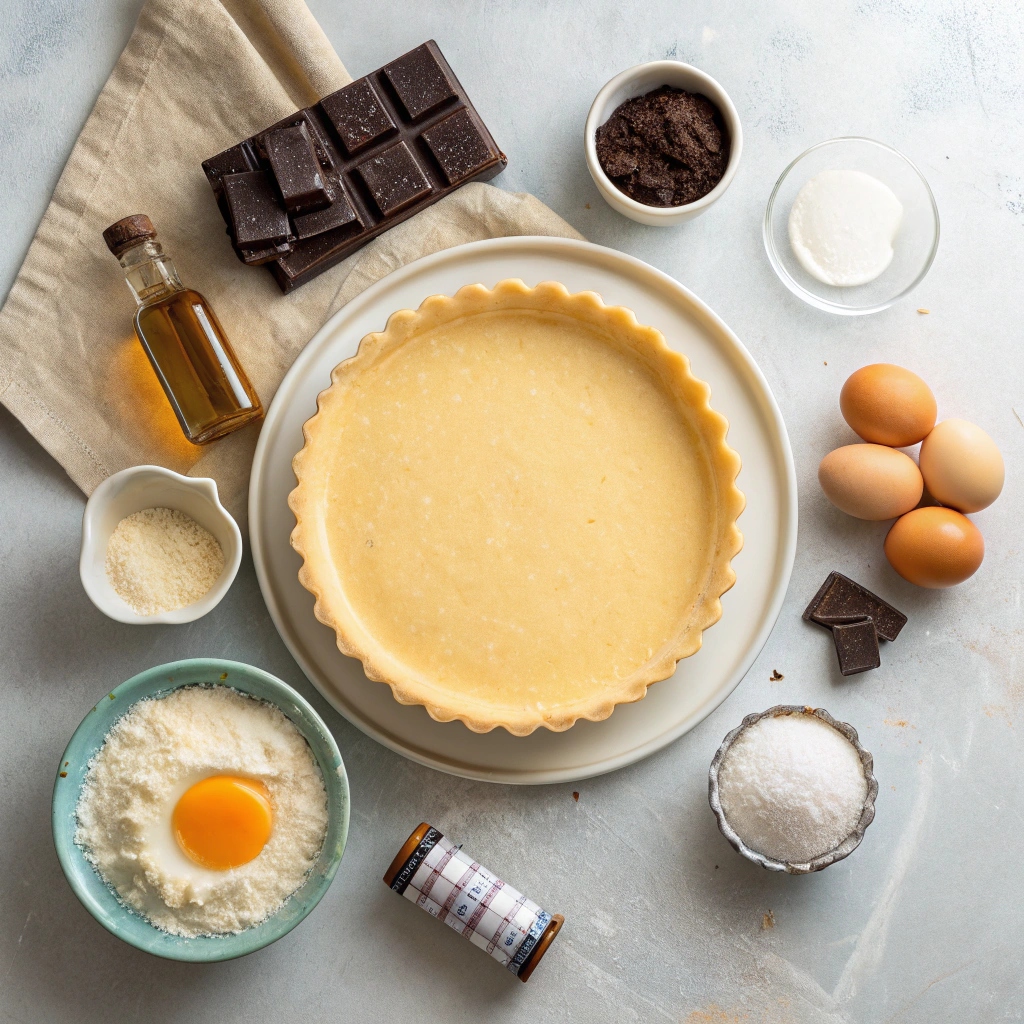 Chocolate Chess Pie Recipe Ingredients