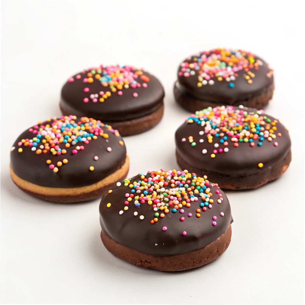 Chocolate Covered Sprinkle Cookies Recipe