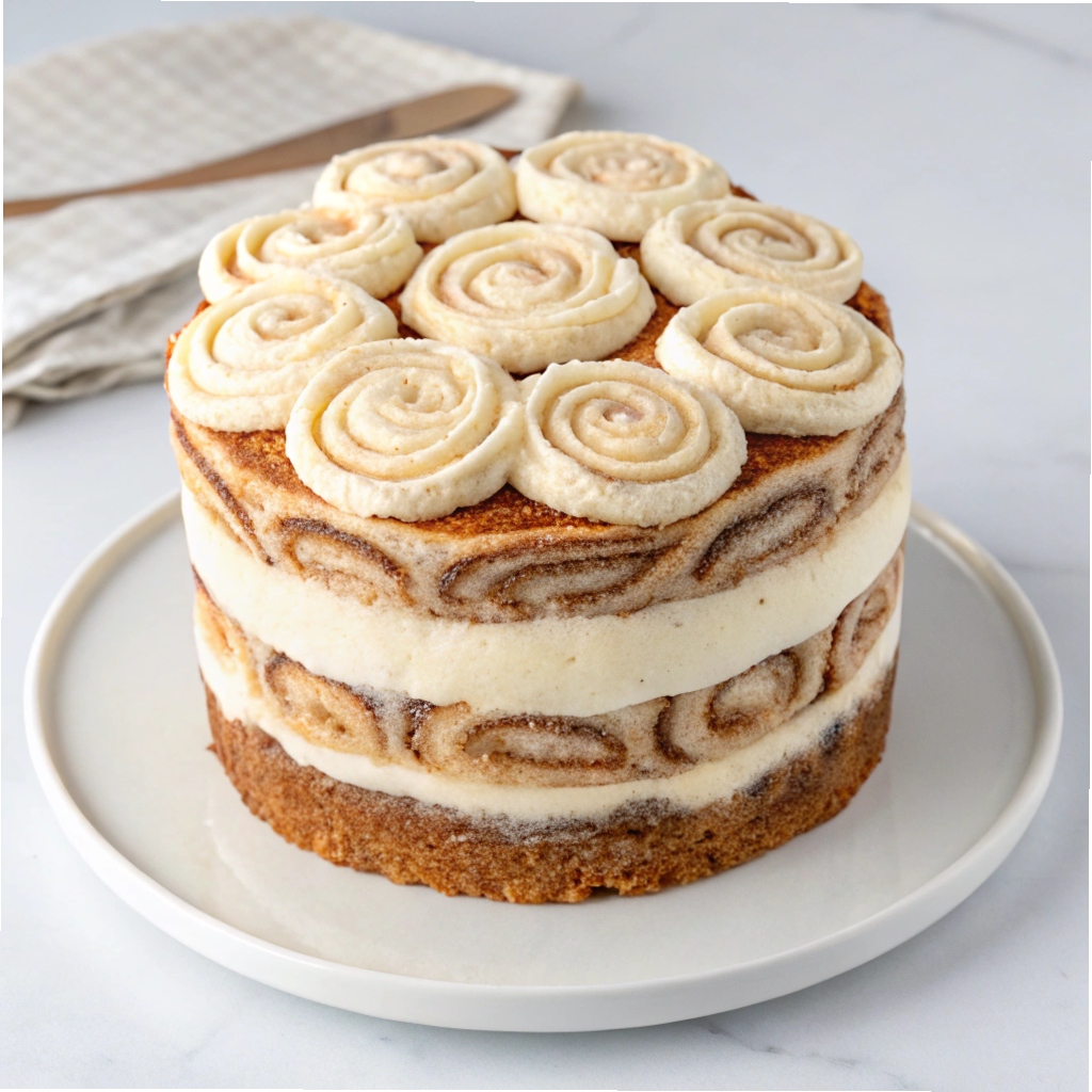 Cinnamon Roll Cake Recipe