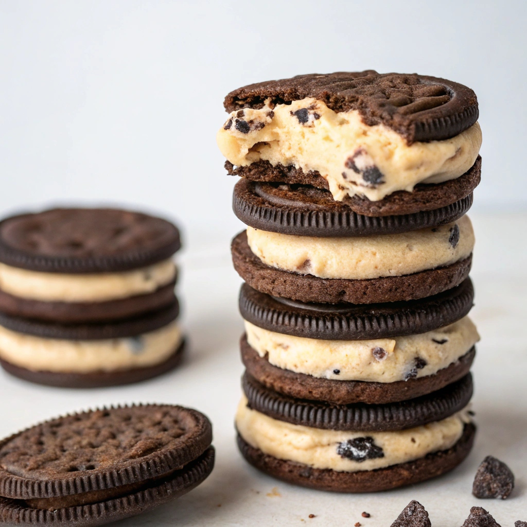 Cookie Dough Stuffed Oreos Recipe