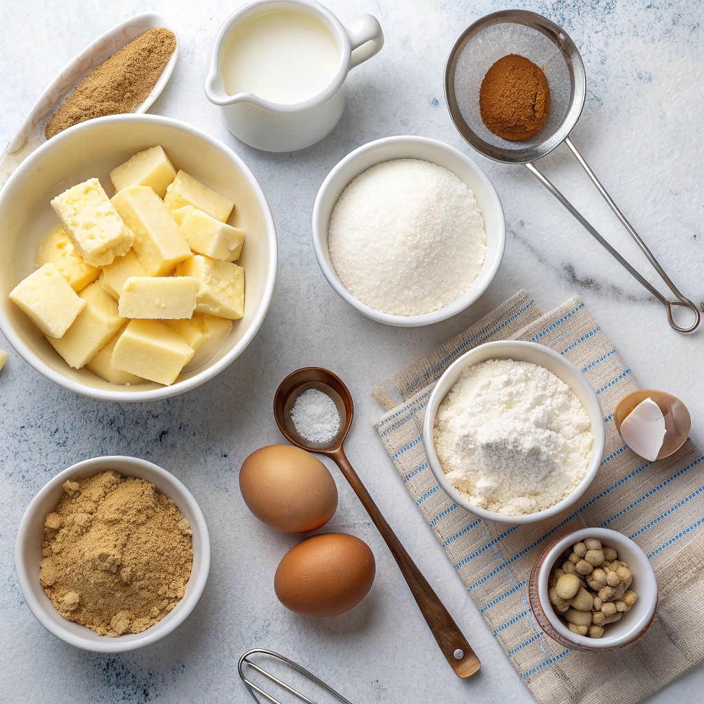 Frosted Brown Sugar Cinnamon Pop Tart Cookies Recipe Ingredients