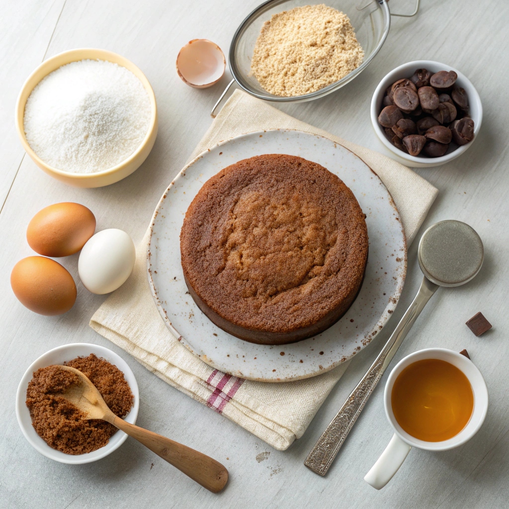 German Chocolate Cake Recipe Ingredients