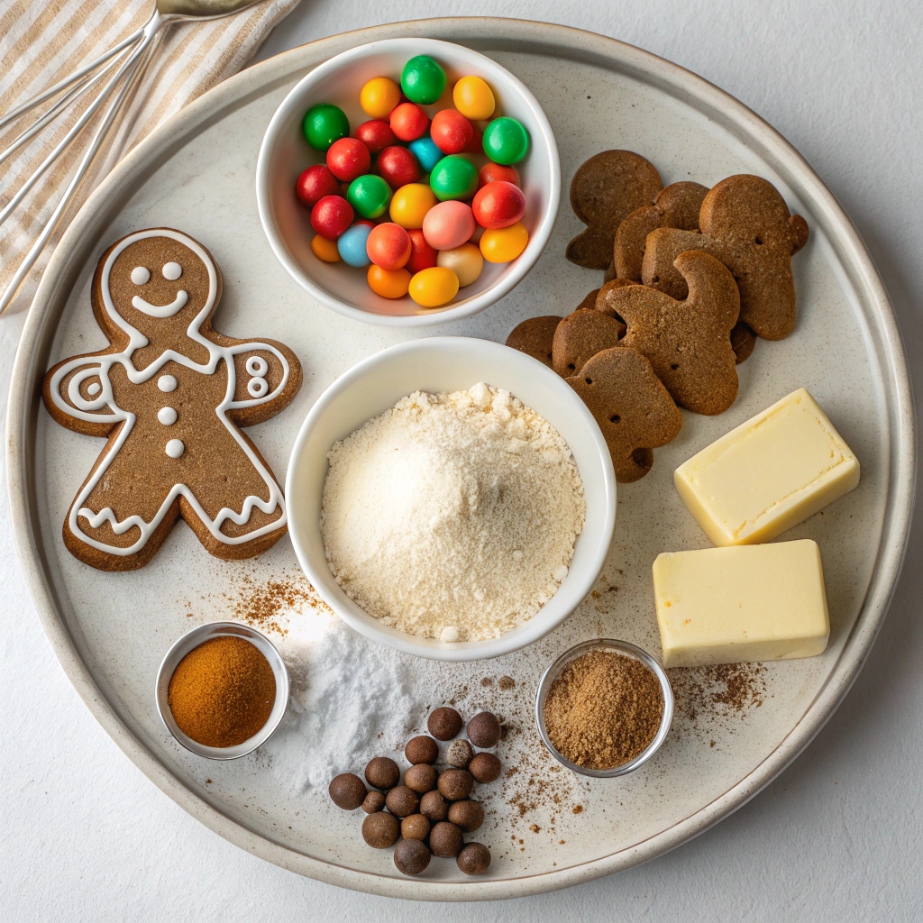 Gingerbread Men Cookies Recipe Ingredients