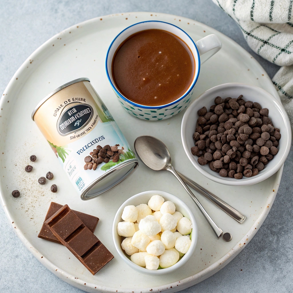 Hot Chocolate Fudge Recipe Ingredients