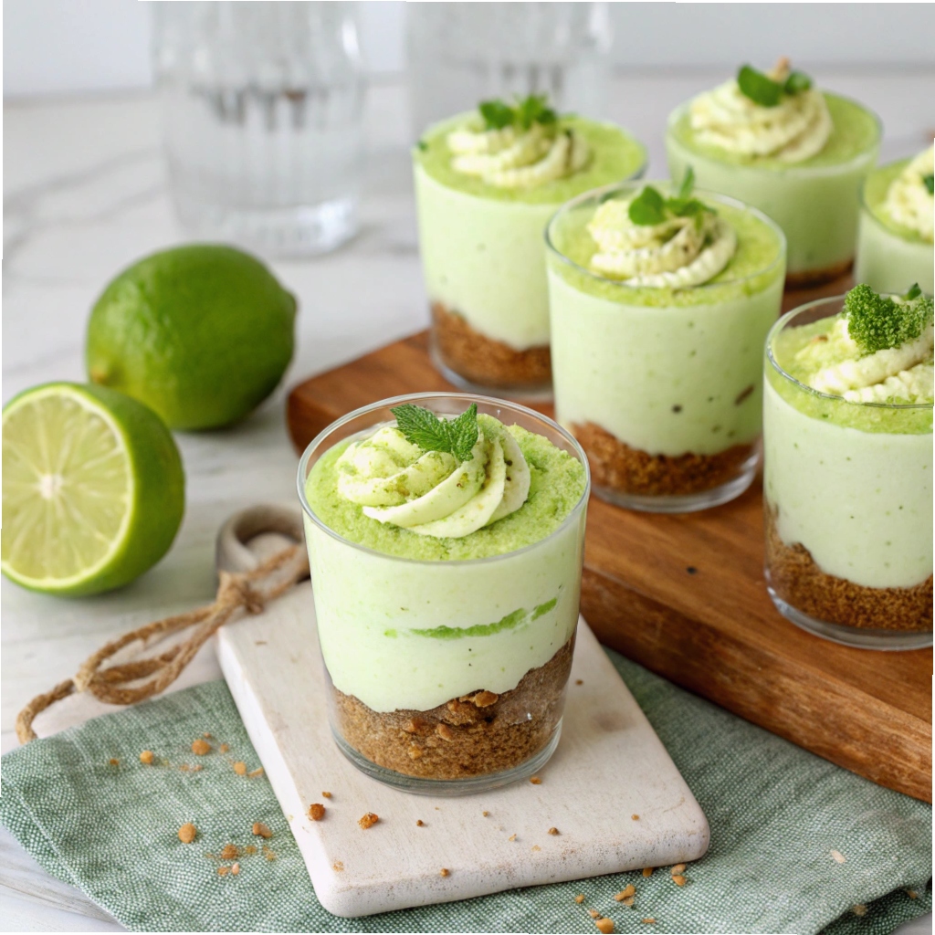 Key Lime Pie Cheesecake Dessert Shooters Recipe