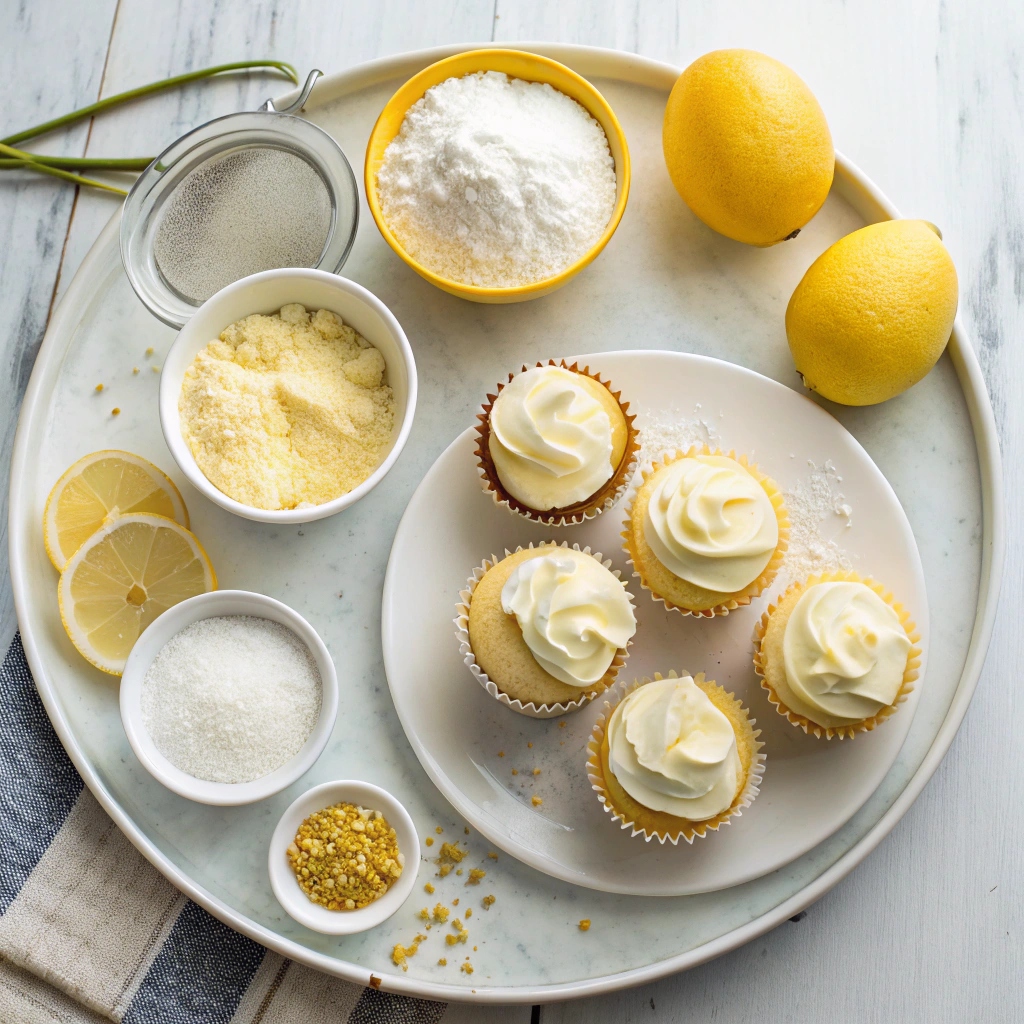 Lemon Cupcakes Recipe Ingredients