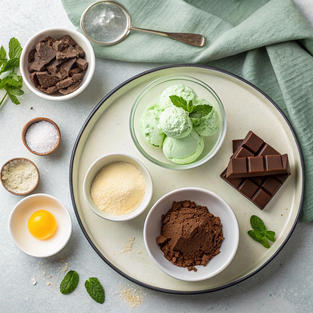 Mint Chocolate Cookies Recipe Ingredients