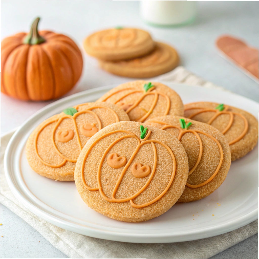 Pumpkin Sugar Cookies Recipe