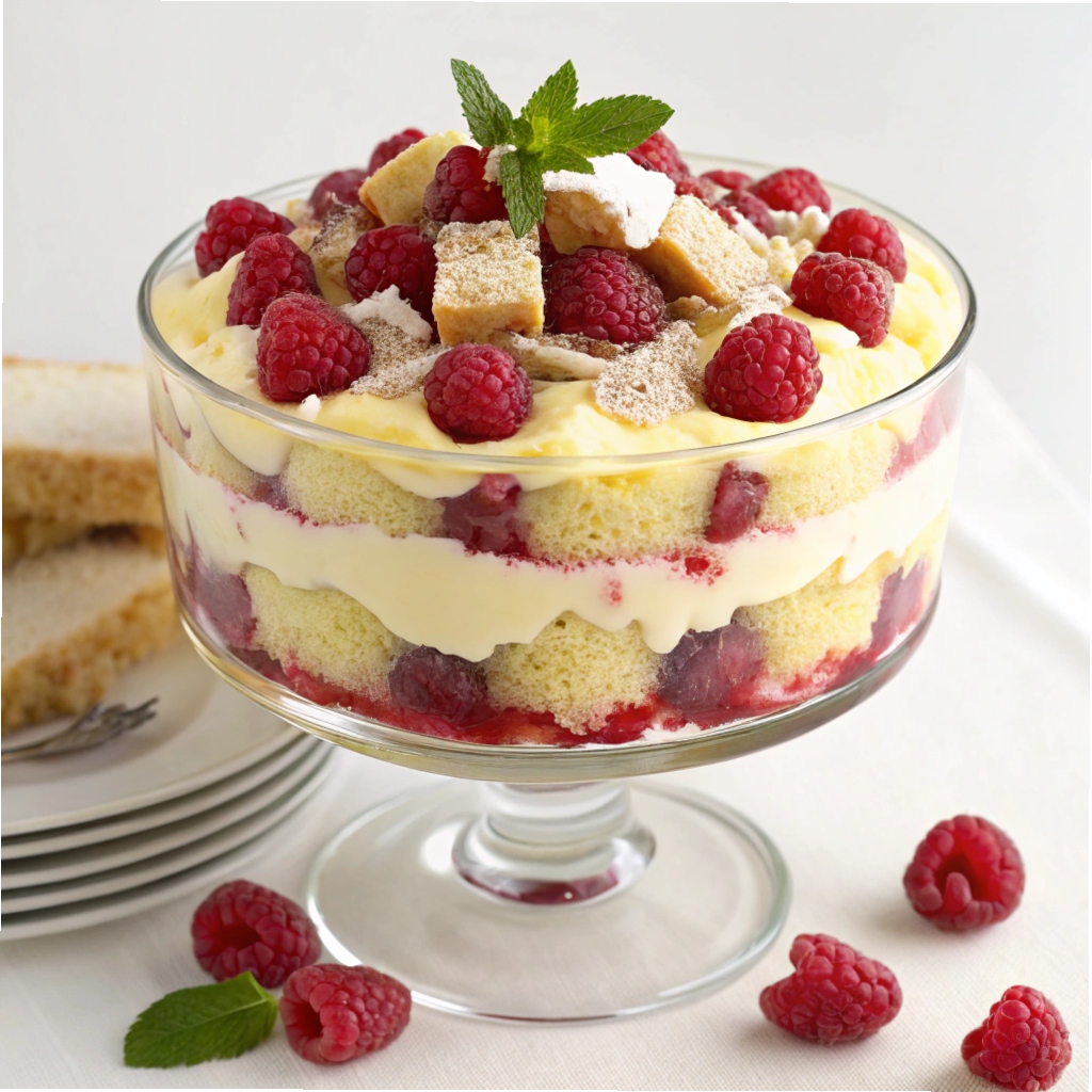 Raspberry Chardonnay Trifles Recipe