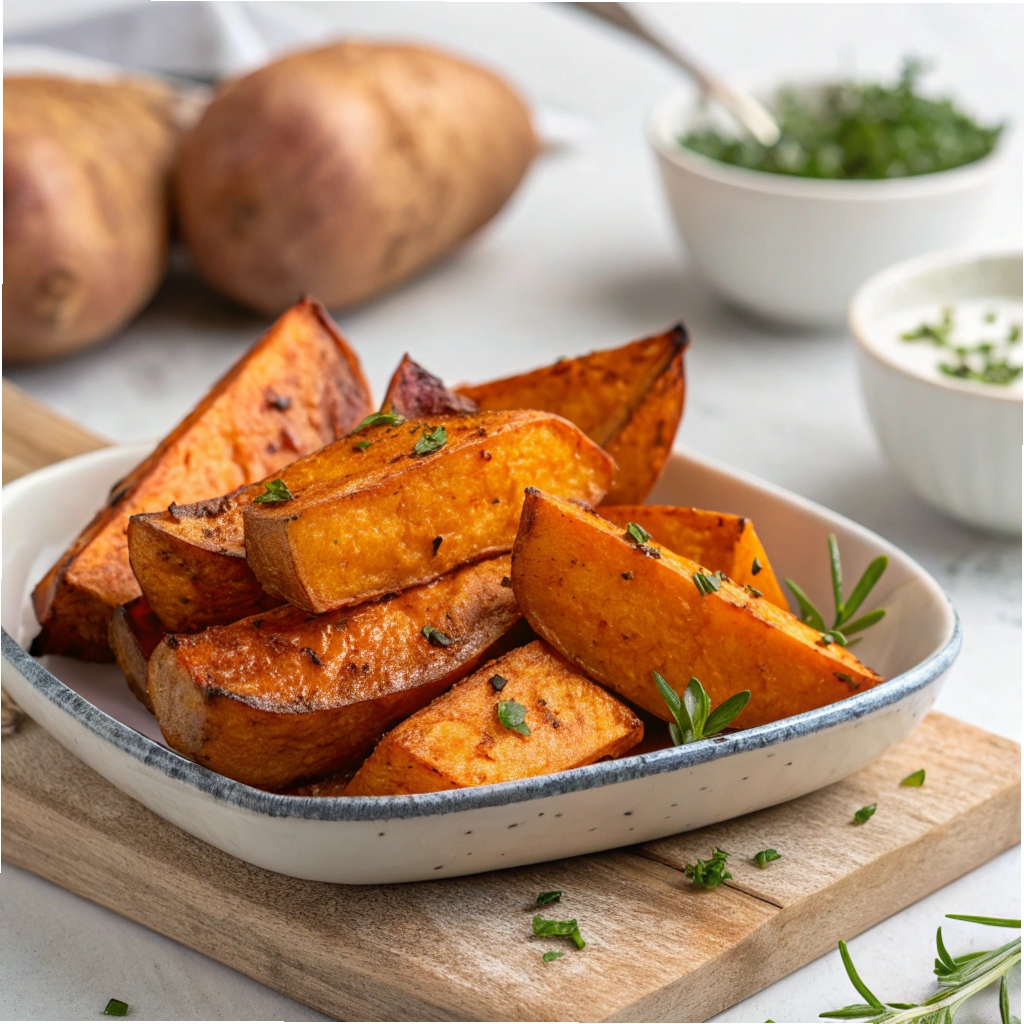 Simple Roasted Sweet Potatoes Recipe