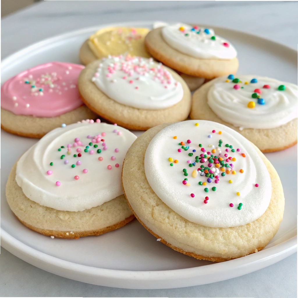 Soft Frosted Sugar Cookies Recipe