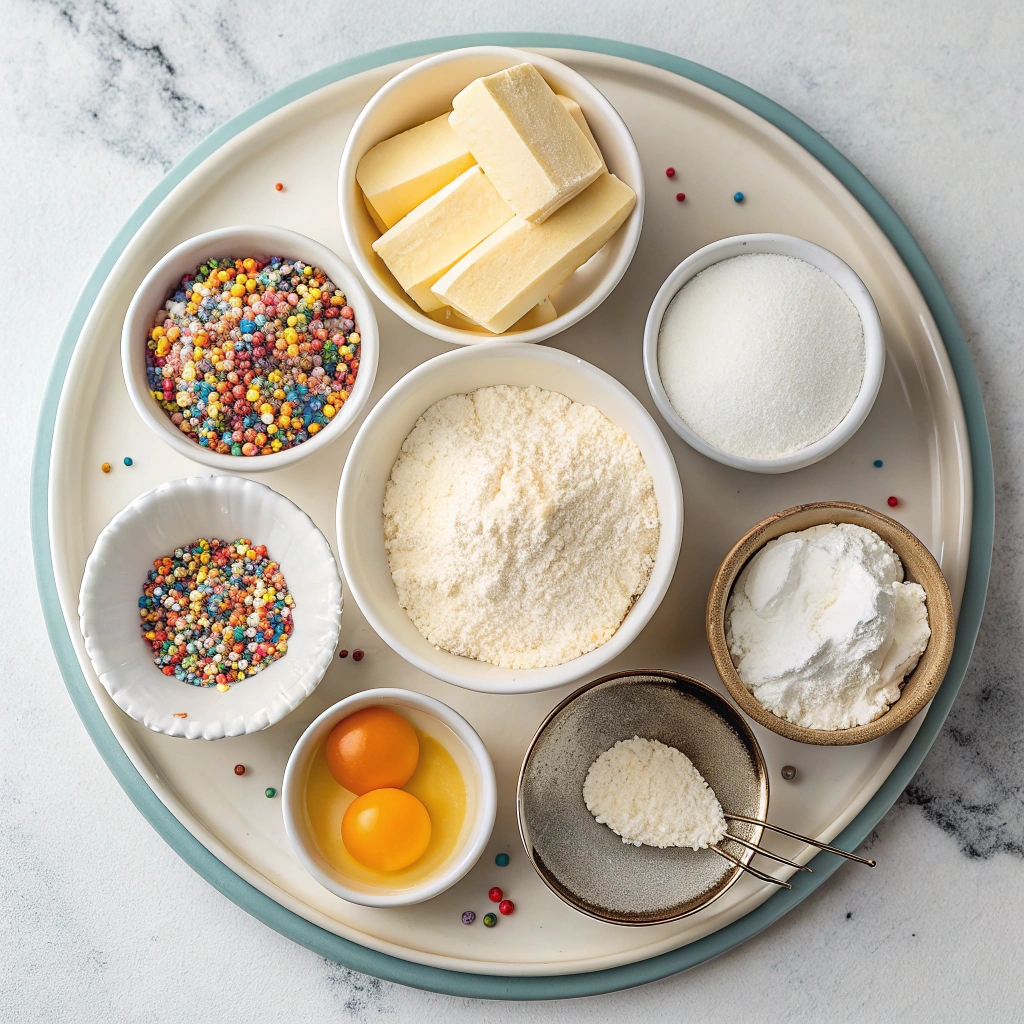 Soft Frosted Sugar Cookies Recipe Ingredients