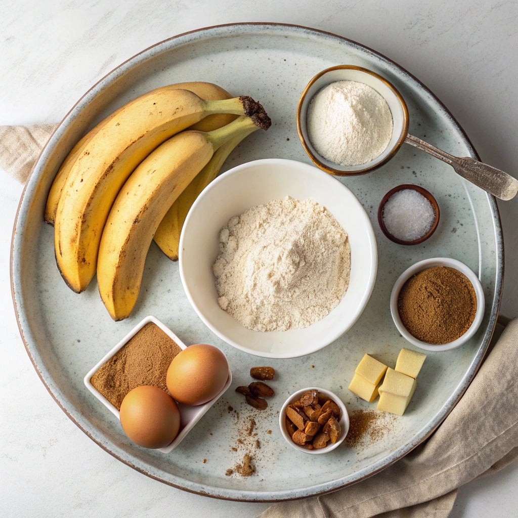 Sourdough Banana Bread Recipe Ingredients