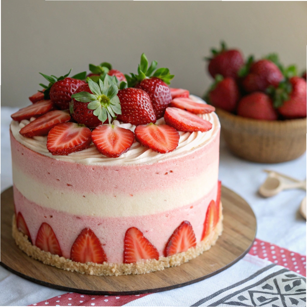 Strawberry Cake Recipe