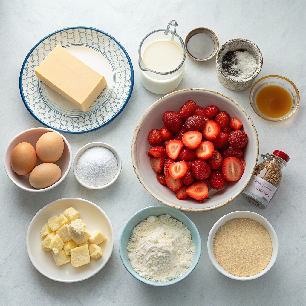 Strawberry Cake Recipe Ingredients