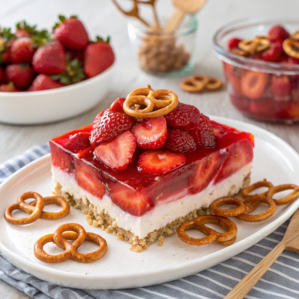 Strawberry Pretzel Salad