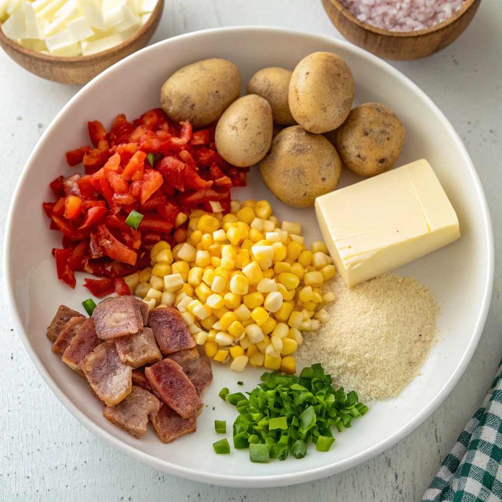 Summer Corn Chowder Recipe Ingredients